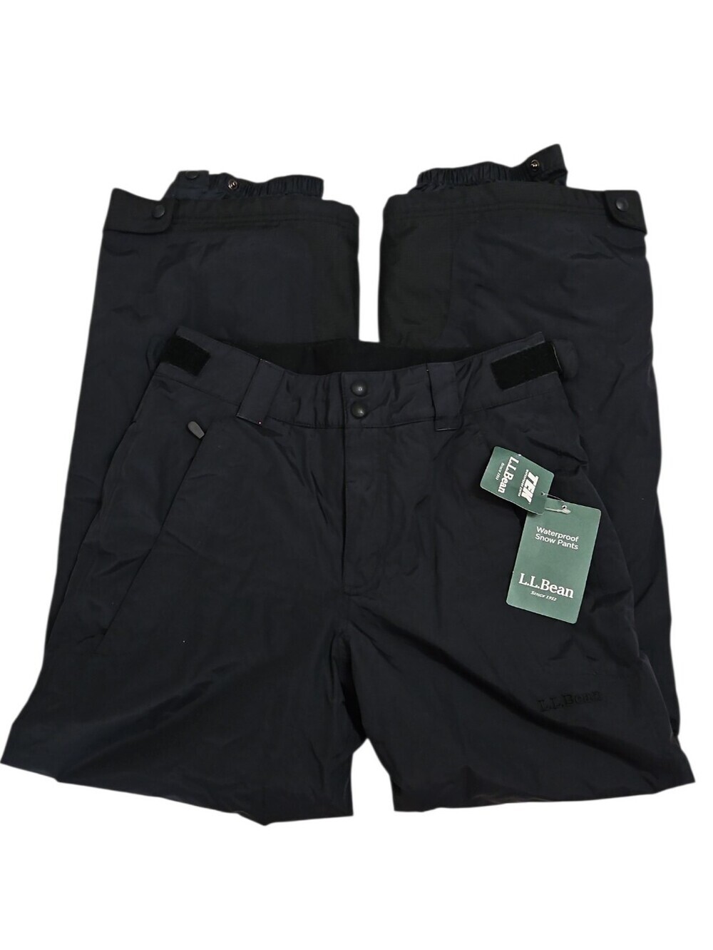 NWTs LL Bean Black Wildcat TEK Waterproof Snow Pants SZ XS Womens